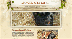 Desktop Screenshot of diamondwirefarms.com